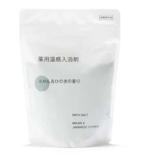 薬用温感入浴剤　みかん＆ひのきの香り