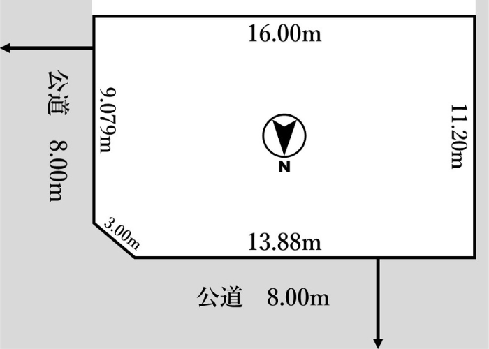 北広島土地図面画像