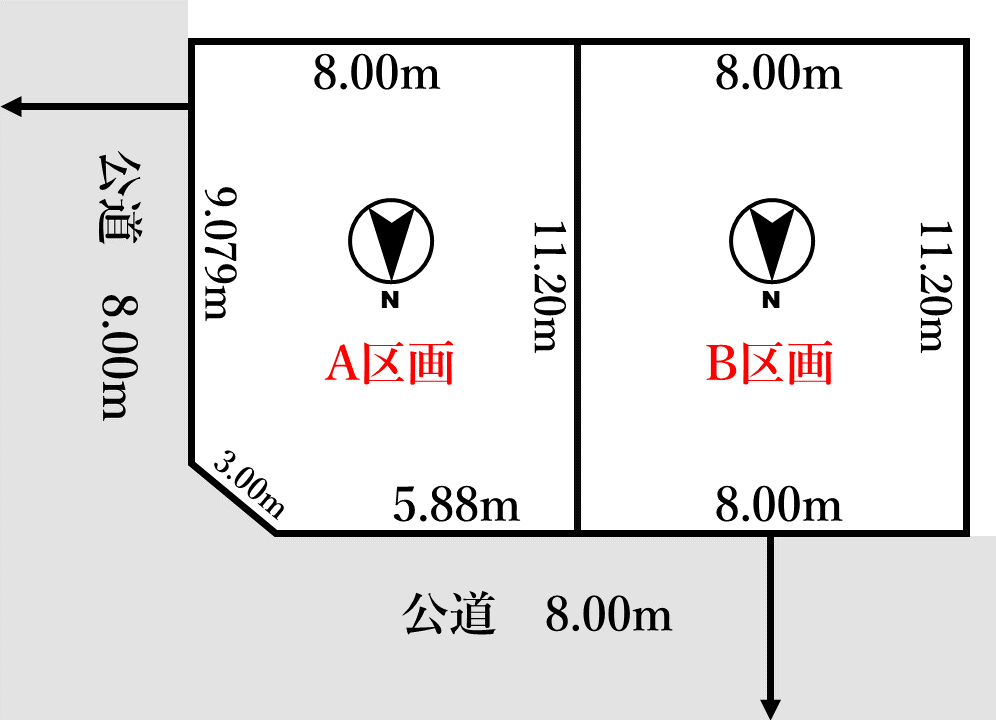 北広島土地図面画像